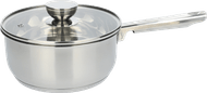 Alpina Steelpan met deksel 2 liter Foto van Alpina Steelpan met deksel 2 liter