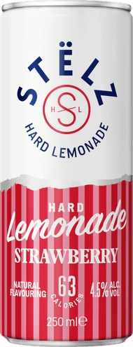 Stelz Hard lemonade strawberry Foto van Stelz Hard lemonade strawberry