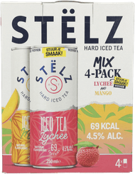Stelz Hard ice tea mango & lychee Foto van Stelz Hard ice tea mango & lychee