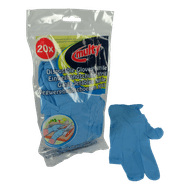 Multy Nitril handschoenen blauw Foto van Multy Nitril handschoenen blauw