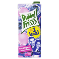 Dubbelfrisss Bubblegum en blauwe bes 1kcal Foto van Dubbelfrisss Bubblegum en blauwe bes 1kcal