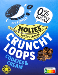 Holie's Crunchy loops cookies & cream Foto van Holie's Crunchy loops cookies & cream