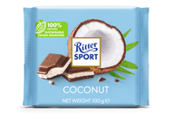 Ritter Sport Melkchocolade coconut Foto van Ritter Sport Melkchocolade coconut