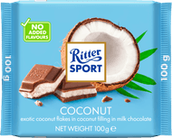 Foto van Ritter Sport Melkchocolade coconut