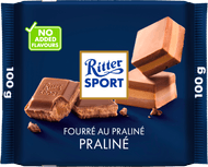 Foto van Ritter Sport Melkchocolade met praline