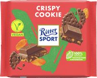 Ritter Sport Chocolade crispy cookie Foto van Ritter Sport Chocolade crispy cookie
