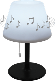 Led lamp met bluetooth speaker Foto van Led lamp met bluetooth speaker