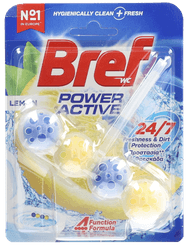Bref Toiletblok poweractiv lemon Foto van Bref Toiletblok poweractiv lemon