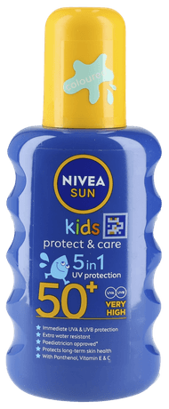 Nivea Kids spray spf50+ Foto van Nivea Kids spray spf50+