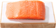 Foto van Zalmfilet met huid met bbq schaaltje