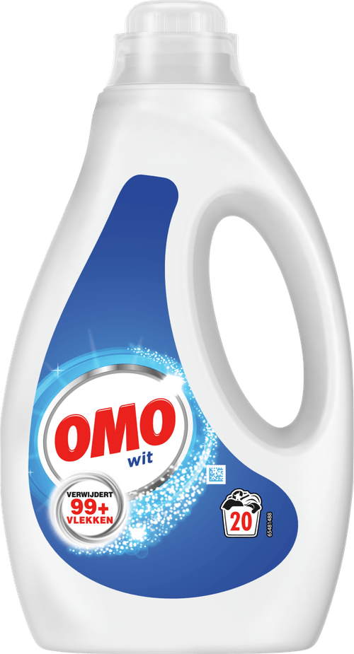 Omo Vloeibaar wasmiddel wit 20 wasbeurten