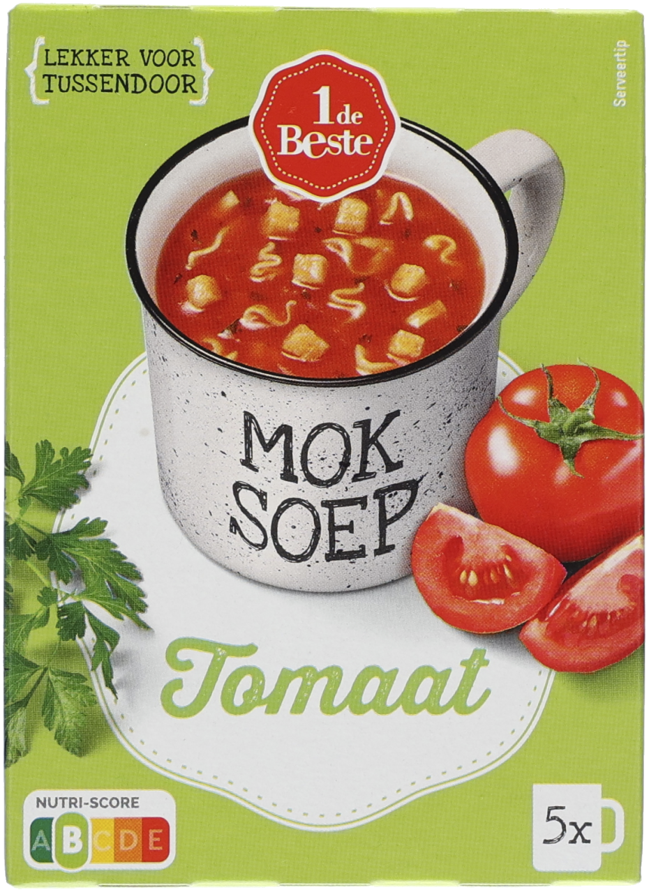1 de Beste 1 kop soep tomaat 5 st.