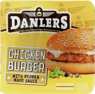 DANLERS Chickenburger 1 st. Foto van DANLERS Chickenburger 1 st.