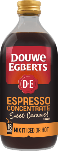 Douwe Egberts Espresso concentrate sweet caramel Foto van Douwe Egberts Espresso concentrate sweet caramel