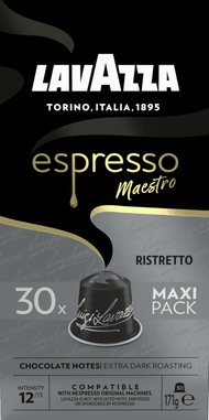 Lavazza Koffiecups maestro ristretto sterkte 12 Foto van Lavazza Koffiecups maestro ristretto sterkte 12