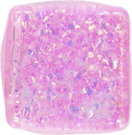 Glitter kubus assorti Foto van Glitter kubus assorti