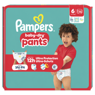 Pampers Baby dry pants maat 6 Foto van Pampers Baby dry pants maat 6