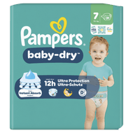 Pampers Baby dry maat 7 Foto van Pampers Baby dry maat 7