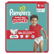 Pampers Baby dry pants maat 8 Foto van Pampers Baby dry pants maat 8