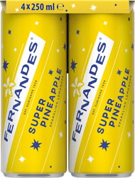 Fernandes Super pineapple 4x 250ml Foto van Fernandes Super pineapple 4x 250ml