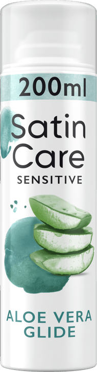 Foto van Gillette Satin care gel sensitive aloe vera