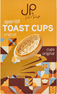 Jos Poell Aperitief toast cups ovaal Foto van Jos Poell Aperitief toast cups ovaal