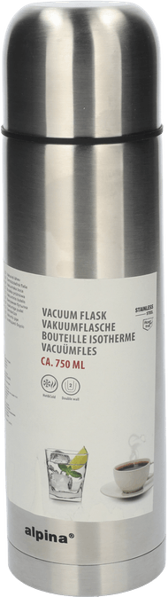 Alpina Thermosfles 750ml Foto van Alpina Thermosfles 750ml