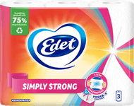 Edet Keukenpaptier simply strong 3 rollen Foto van Edet Keukenpaptier simply strong 3 rollen