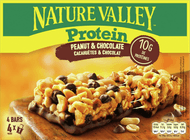 Nature Valley Protein bar peanut & chocolate 4-pack Foto van Nature Valley Protein bar peanut & chocolate 4-pack