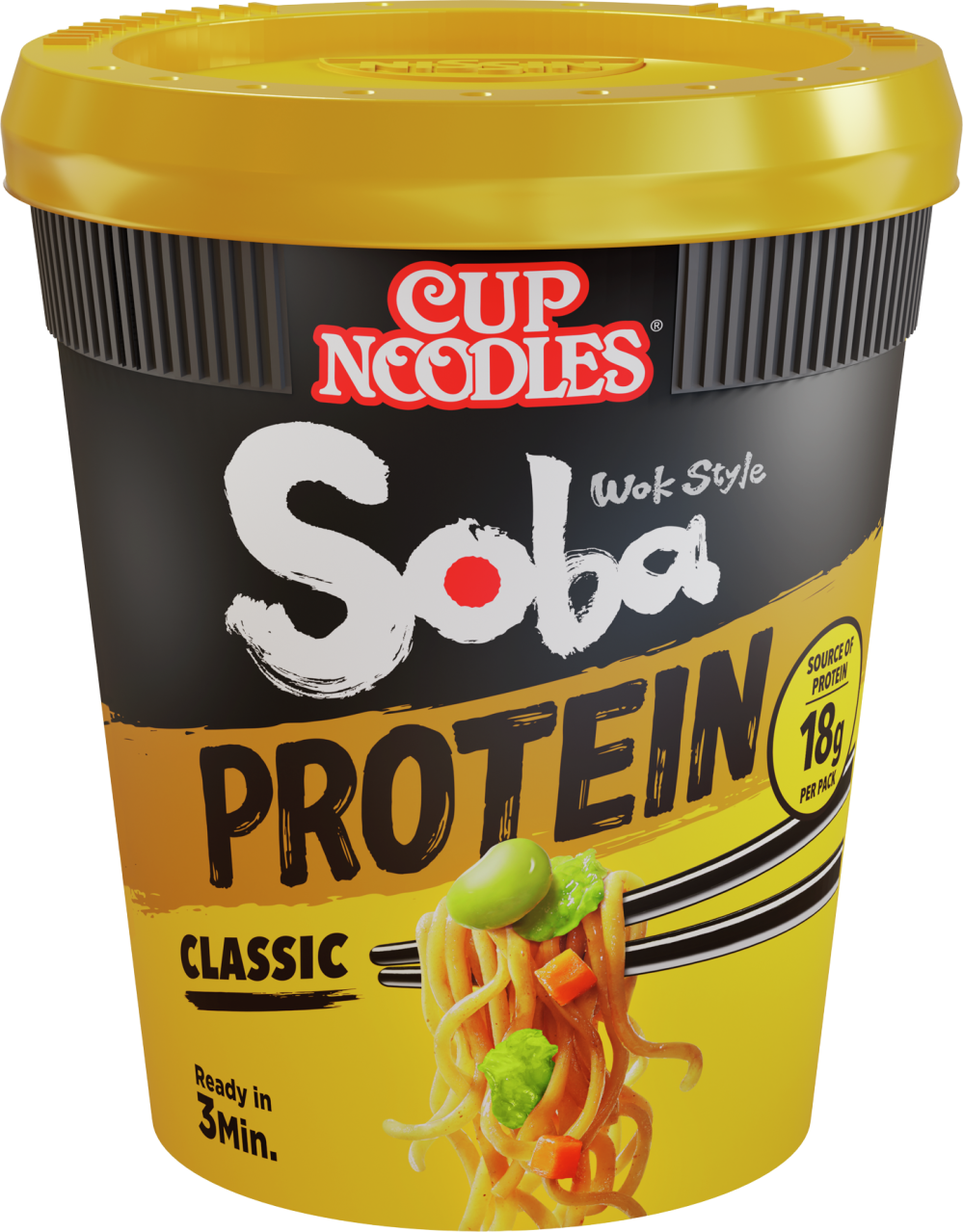Nissin Soba noodles protein classic