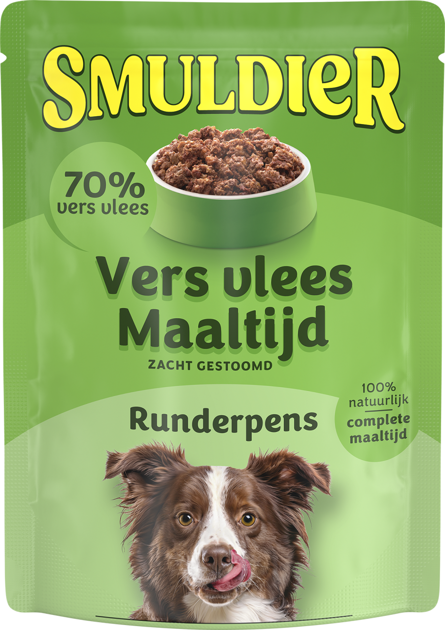 Smuldier Vers vlees maaltijd pouch kip