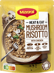 Maggi Heat & eat risotto champignon Foto van Maggi Heat & eat risotto champignon