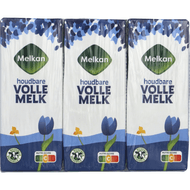 Melkan Houdbare melk vol 6 st. Foto van Melkan Houdbare melk vol 6 st.