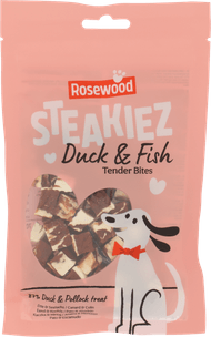 Foto van Rosewood Hondensnacks duck & fish tender bites