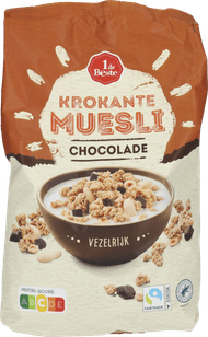 1 de Beste Krokante muesli chocolade Foto van 1 de Beste Krokante muesli chocolade