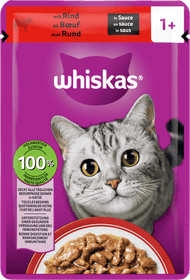 Foto van Whiskas Kattenvoer pouch single rund