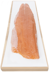 Sea Fresh Hele zalmzijde Foto van Sea Fresh Hele zalmzijde