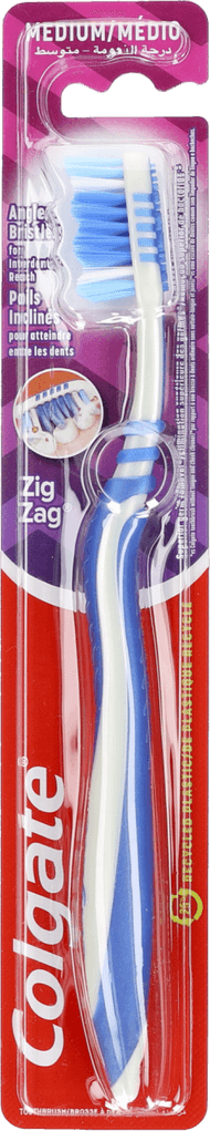 Colgate Tandenborstel zigzag medium Foto van Colgate Tandenborstel zigzag medium