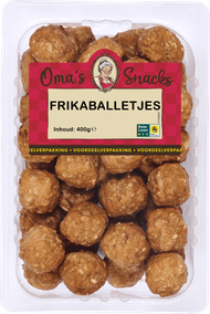Oma's snacks frikaballetjes voordeel Foto van Oma's snacks frikaballetjes voordeel