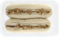 Vergrill Stokbrood kip sate Foto van Vergrill Stokbrood kip sate