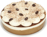 Cappuccino bavarois taartje Foto van Cappuccino bavarois taartje