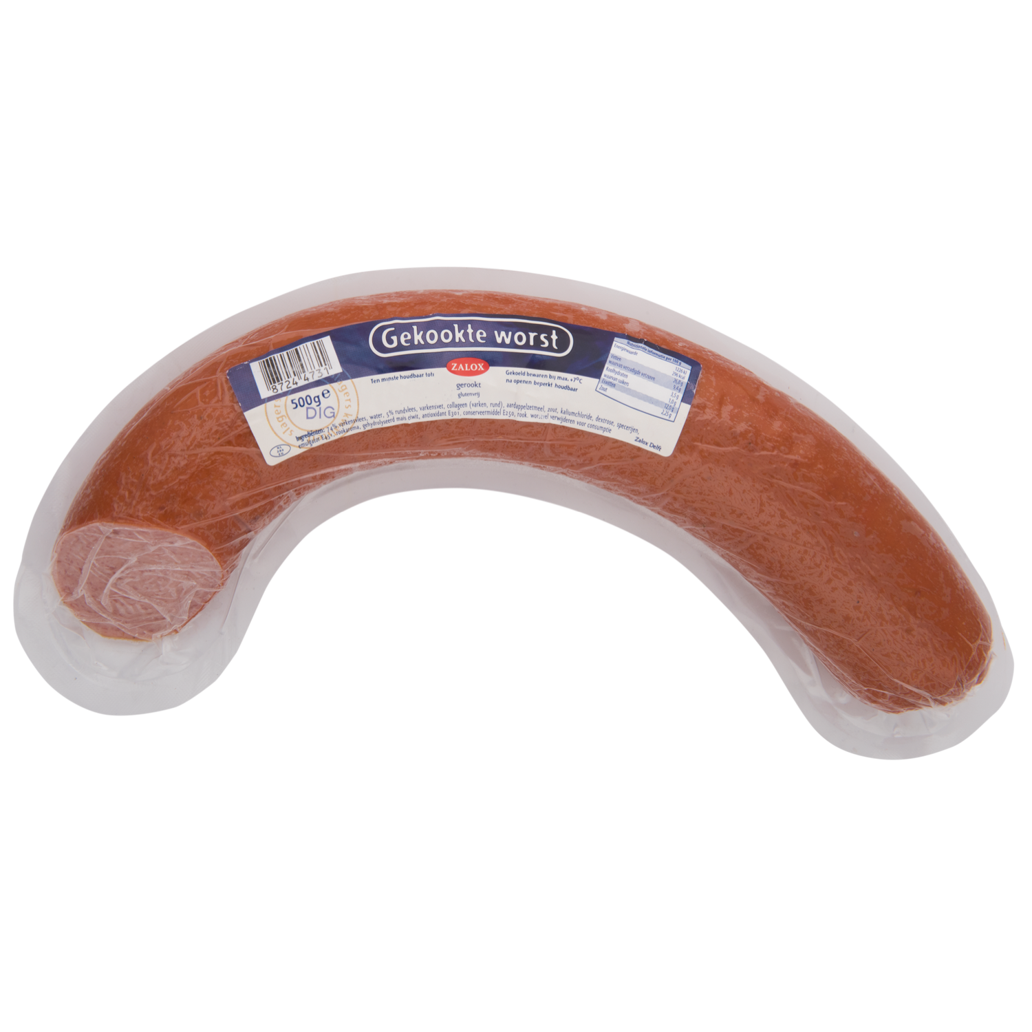 Zalox Gekookte worst