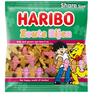 Haribo Zoute rijen Foto van Haribo Zoute rijen