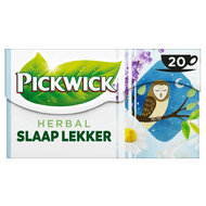 Pickwick Slaap Lekker kruiden thee Foto van Pickwick Slaap Lekker kruiden thee