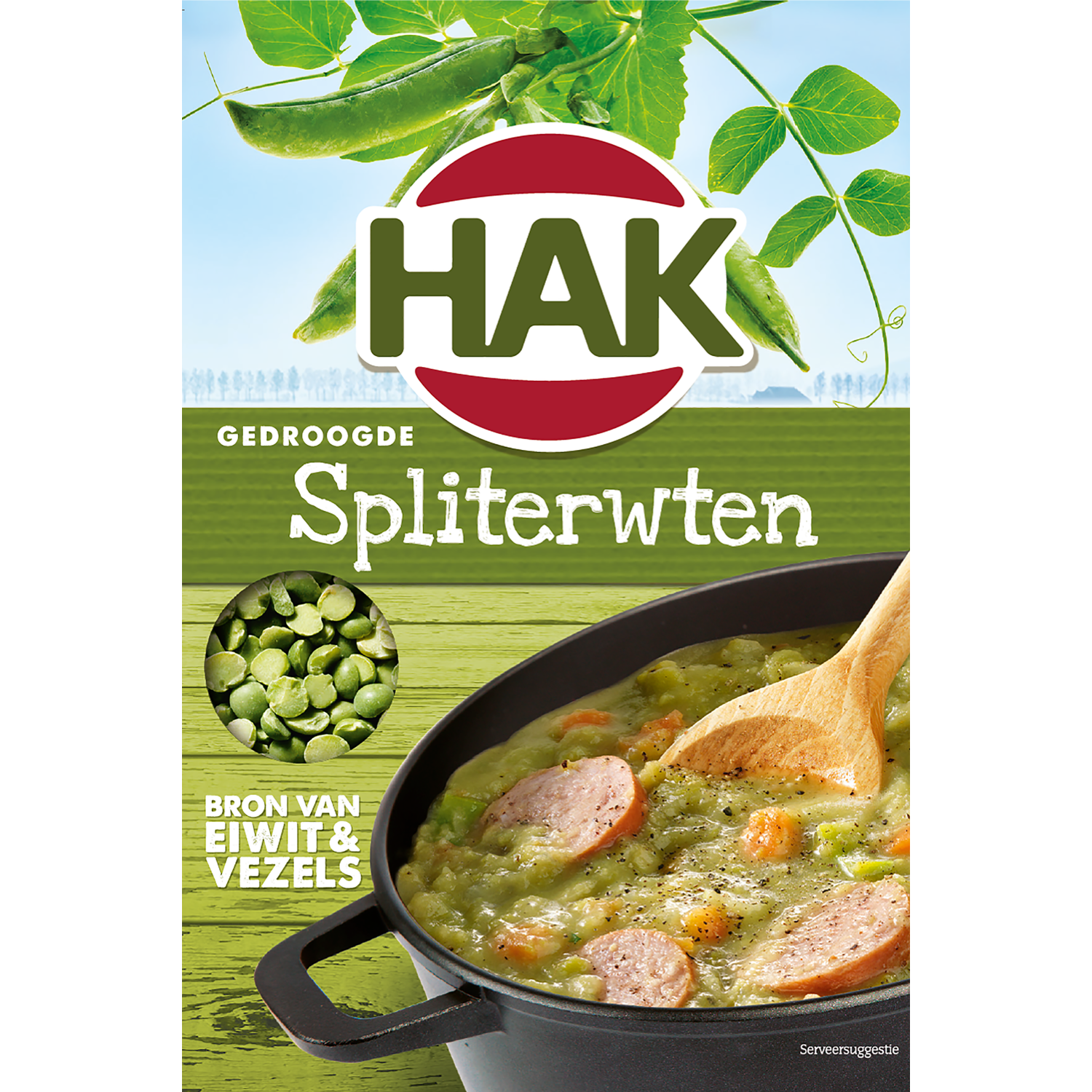 Hak Spliterwten gedroogd