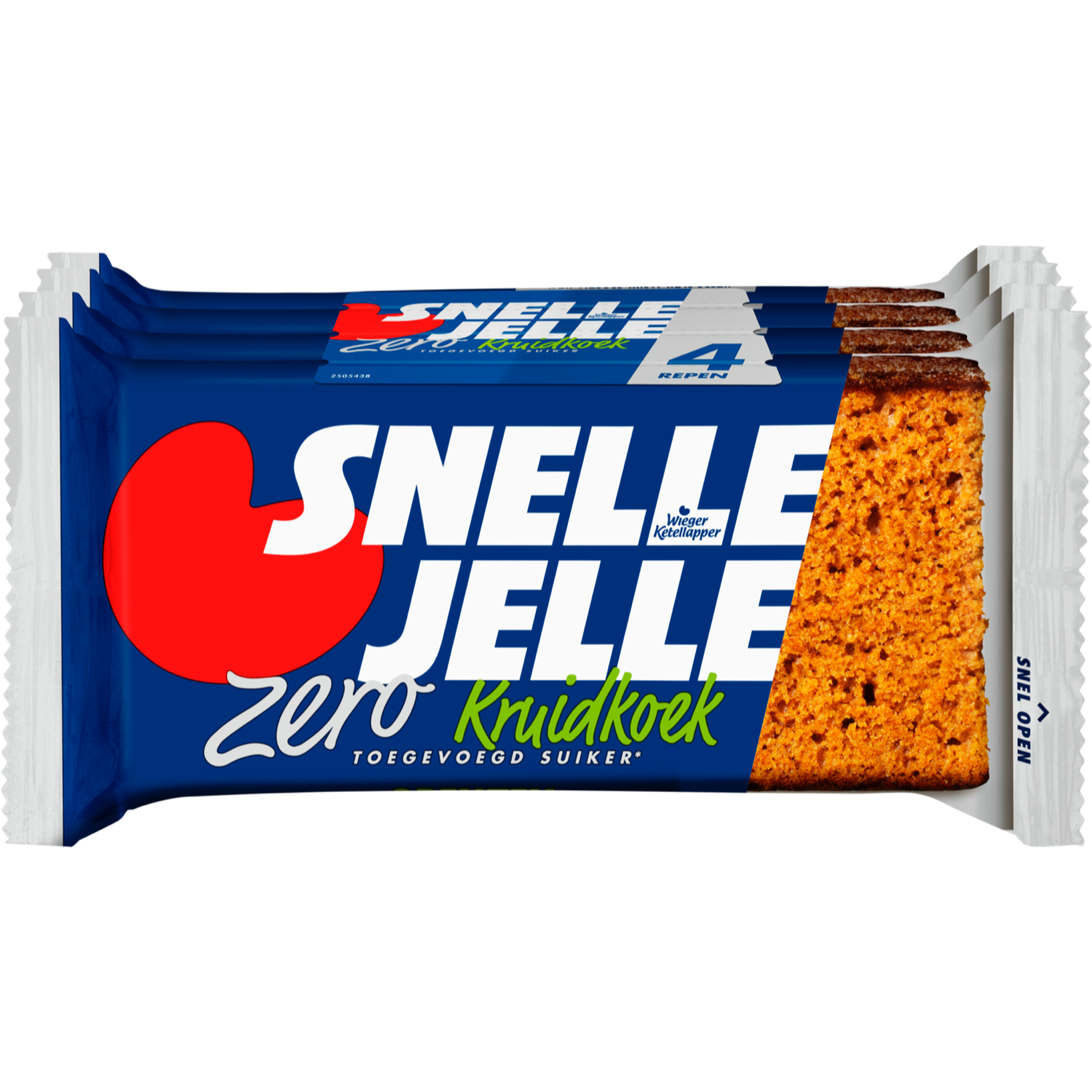 Snelle Jelle Ontbijtkoek zero 4 stuks