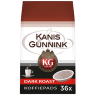 Foto van Kanis & Gunnink Dark Roast Koffiepads