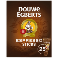 Douwe Egberts Espresso sticks oploskoffie Foto van Douwe Egberts Espresso sticks oploskoffie