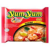 Yum Yum Noodles garnalen Foto van Yum Yum Noodles garnalen