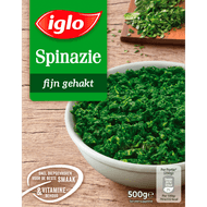 Foto van Iglo Spinazie fijn gehakt deelblokjes